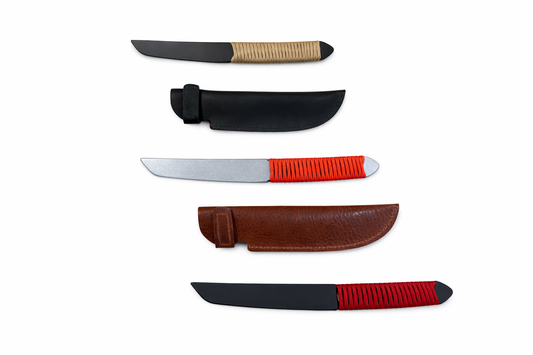 Tanto Style Martial Arts Training Knife - Handmade in the USA - Knife and Sheath